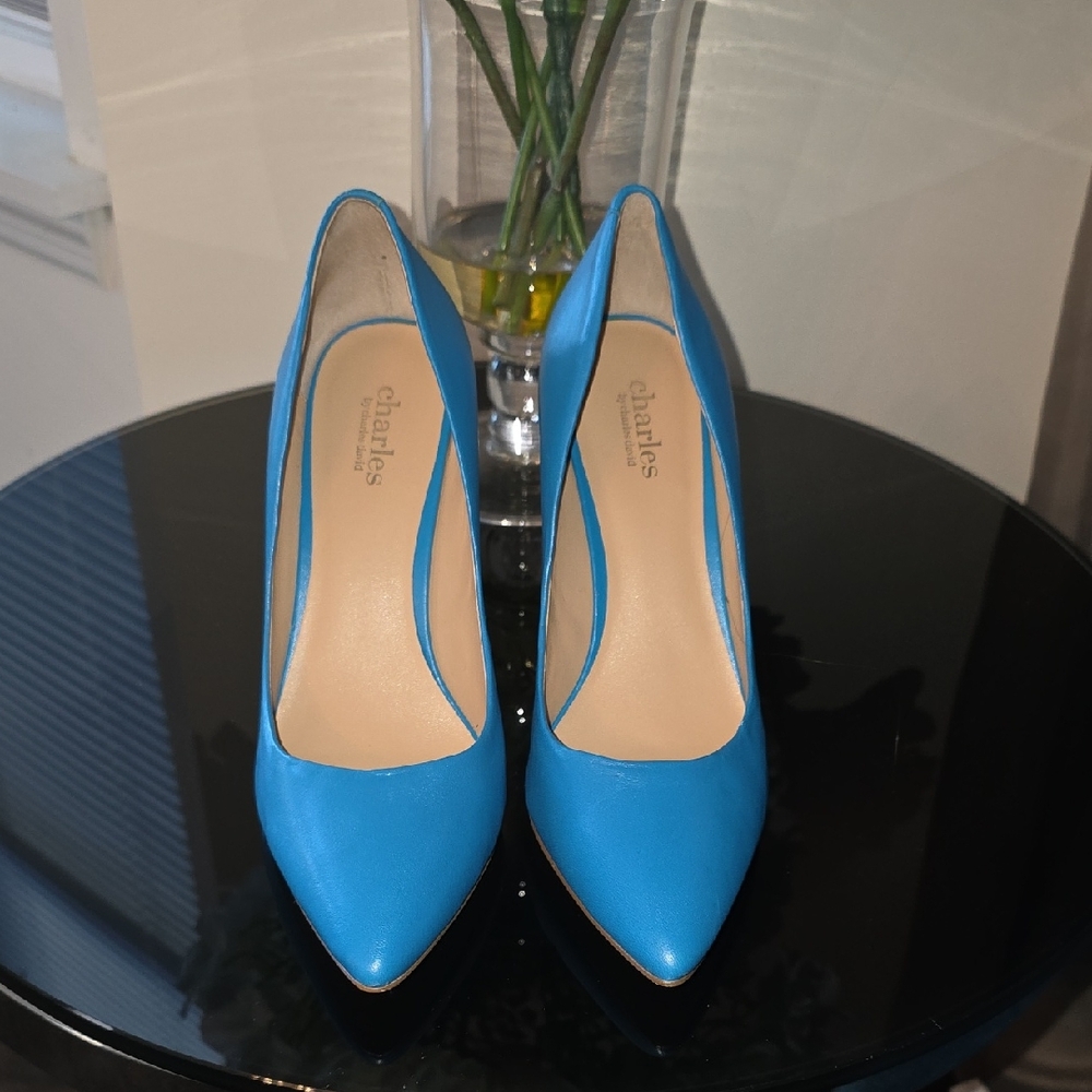 Charles By Charles David Blue Heels